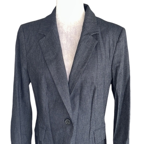 Zara Black & White Tiny Check Single Button Blazer - XL - Picture 2 of 12